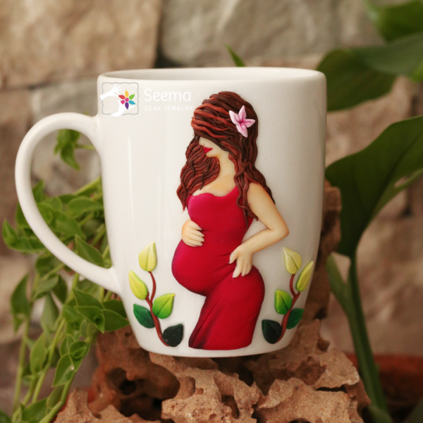 Pregnant Lady Personalized Mug