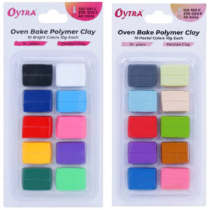 Oytra Polymer Clay Oven Bake 20 Colors for Jewelry